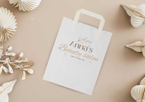 Sacchetti di carta con manici piatti | PIT Packaging.it | Paesedellebuste