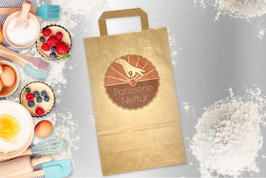 Sacchetti di carta con manici piatti | PIT Packaging.it | Paesedellebuste
