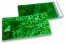 Buste metallizzate colorate verde olografico - 114 x 229 mm | PIT Packaging.it | Paesedellebuste