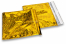 Buste metallizzate colorate oro olografico - 165 x 165 mm | PIT Packaging.it | Paesedellebuste