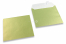 Buste colorate madreperla verde lime - 155 x 155 mm | PIT Packaging.it | Paesedellebuste