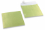 Buste colorate madreperla verde lime - 170 x 170 mm | PIT Packaging.it | Paesedellebuste