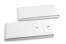 Buste con corda e rondella - 110 x 220 x 25 mm, bianco | PIT Packaging.it | Paesedellebuste