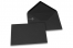 Buste colorate per biglietti d'auguri - nero, 114 x 162 mm | PIT Packaging.it | Paesedellebuste