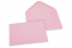 Buste colorate per biglietti d'auguri - rosa chiaro, 133 x 184 mm | PIT Packaging.it | Paesedellebuste