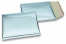 Buste imbottite metallizzate ECO - blu ghiaccio 180 x 250 mm | PIT Packaging.it | Paesedellebuste