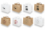 Shopper in carta per asporto - bianco e marrone | PIT Packaging.it | Paesedellebuste