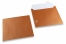 Buste colorate madreperla rame - 155 x 155 mm | PIT Packaging.it | Paesedellebuste