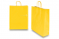 Sacchetti di carta con manici intrecciatip - giallo, 320 x 120 x 410 mm, 100 grammi | PIT Packaging.it | Paesedellebuste