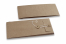 Buste con corda e rondella - 110 x 220 x 25 mm, kraft marrone | PIT Packaging.it | Paesedellebuste