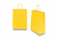 Sacchetti di carta con manici intrecciatip - giallo, 260 x 120 x 350 mm, 90 grammi | PIT Packaging.it | Paesedellebuste