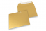 Buste di carta colorate - Oro metallizzato, 160 x 160 mm | PIT Packaging.it | Paesedellebuste