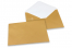 Buste colorate per biglietti d'auguri - oro, 162 x 229 mm | PIT Packaging.it | Paesedellebuste