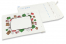 Buste imbottite bianche con stampa natalizia - Regali | PIT Packaging.it | Paesedellebuste