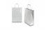 Sacchetti di carta con manici intrecciati - argento, 220 x 100 x 310 mm, 90 grammi | PIT Packaging.it | Paesedellebuste