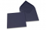 Buste colorate per biglietti d'auguri - blu scuro, 155 x 155 mm | PIT Packaging.it | Paesedellebuste