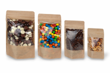 Sacchetti Doypack in carta con finestra grande | PIT Packaging.it | Paesedellebuste