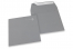 Buste di carta colorate - Grigio, 160 x 160 mm | PIT Packaging.it | Paesedellebuste