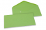 Buste colorate per biglietti d'auguri - verde mela, 110 x 220 mm | PIT Packaging.it | Paesedellebuste