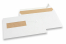 Buste colore crema con finestra, 162 x 229 mm (C5), finestra a sinistra 40 x 110 mm, posizione della finestra 20 mm dal sinistra e 72 mm dal fondo, 90 grammi, circa 7 g per unità  | PIT Packaging.it | Paesedellebuste