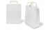 Sacchetti di carta con manici piatti - bianco, 220 x 105 x 280 mm | PIT Packaging.it | Paesedellebuste