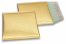 Buste imbottite metallizzate ECO - oro 165 x 165 mm | PIT Packaging.it | Paesedellebuste