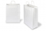 Sacchetti di carta con manici intrecciati - bianco, 320 x 140 x 420 mm, 100 grammi | PIT Packaging.it | Paesedellebuste