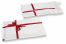 Buste imbottite da regalo - Bianco con arco | PIT Packaging.it | Paesedellebuste
