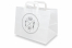 Shopper in carta per asporto - bianco + spuntino | PIT Packaging.it | Paesedellebuste