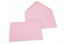 Buste colorate per biglietti d'auguri - rosa chiaro, 114 x 162 mm | PIT Packaging.it | Paesedellebuste