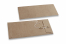 Buste con corda e rondella - 110 x 220 mm, kraft marrone | PIT Packaging.it | Paesedellebuste