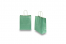 Sacchetti di carta con manici intrecciati - verde metallizzato, 180 x 80 x 220 mm, 90 grammi | PIT Packaging.it | Paesedellebuste