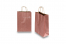 Sacchetti di carta con manici intrecciati - rosso metallizzato, 220 x 100 x 310 mm, 90 grammi | PIT Packaging.it | Paesedellebuste