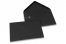 Buste colorate per biglietti d'auguri - nero, 125 x 175 mm | PIT Packaging.it | Paesedellebuste