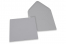 Buste colorate per biglietti d'auguri - Grigio, 155 x 155 mm | PIT Packaging.it | Paesedellebuste