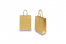 Sacchetti di carta con manici intrecciati - oro, 180 x 80 x 220 mm, 90 grammi | PIT Packaging.it | Paesedellebuste