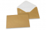 Buste colorate per biglietti d'auguri - oro, 114 x 162 mm | PIT Packaging.it | Paesedellebuste