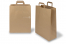 Sacchetti di carta con manici piatti - marrone, 320 x 140 x 420 mm | PIT Packaging.it | Paesedellebuste