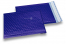 Buste imbottite in lamina metallica lucida blu | PIT Packaging.it | Paesedellebuste