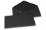 Buste colorate per biglietti d'auguri - nero, 110 x 220 mm | PIT Packaging.it | Paesedellebuste