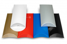 Scatole a cuscino colorate | PIT Packaging.it | Paesedellebuste