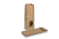Sacchetti in carta con fondo quadro marrone - 105 x 65 x 298 mm con finestra, 500 ml | PIT Packaging.it | Paesedellebuste