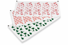 Etichette adesive chiudipacco natalizie | PIT Packaging.it | Paesedellebuste
