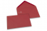 Buste colorate per biglietti d'auguri - rosso scuro, 125 x 175 mm | PIT Packaging.it | Paesedellebuste