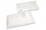Buste imbottite bianco con finestra - 225 x 340 mm, finestra a sinistra 55 x 90 mm, posizione della finestra 15 mm dal sinistra e 70 mm dal lato superiore | PIT Packaging.it | Paesedellebuste