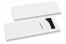 Buste portaposate bianco con incisione + nero tovagliolo di carta | PIT Packaging.it | Paesedellebuste