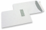 Buste con finestra, bianco, 229 x 324 mm (C4), finestra a sinistra 40 x 110 mm, posizione della finestra 20 mm dal sinistra e 60 mm dal lato superiore, 120 grammi, chiusura a lembo autoadesivo, peso circa 20 g cad. | PIT Packaging.it | Paesedellebuste