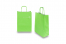 Sacchetti di carta con manici intrecciatip - verde, 220 x 100 x 310 mm, 90 grammi | PIT Packaging.it | Paesedellebuste