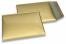 Buste imbottite metallizzate opache ECO - oro 180 x 250 mm | PIT Packaging.it | Paesedellebuste
