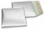 Buste imbottite metallizzate ECO - argento 165 x 165 mm | PIT Packaging.it | Paesedellebuste